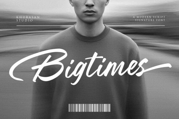 Bigtimes: The Authentic Script Font with Natural Brush Effect