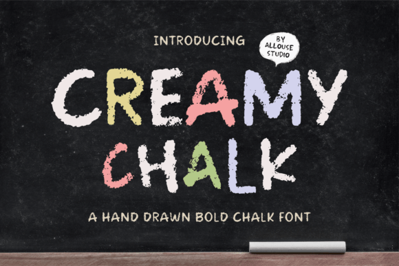 Creamy Chalk: A Fun, Fresh Font for Creative Projects
