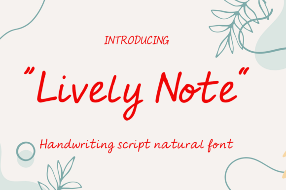 Discovering Lively Note: The Font that Breathes Life into Your Stories