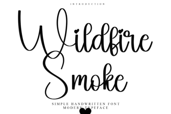 Discovering the Allure of Wildfire Smoke Typography