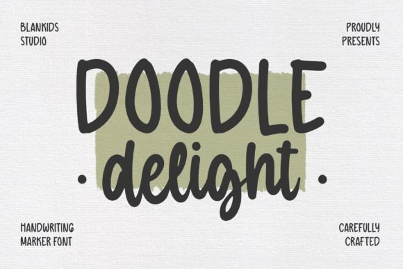 Doodle Delight: The Whimsical Font for Artisanal and Creative Projects