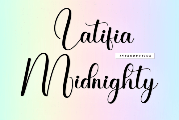 Latifia Midnighty: The Handwritten Font for Creative Projects