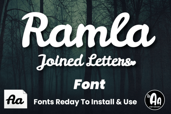 Ramla: The Elegant Script Font for Seamless Creative Projects