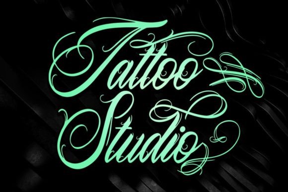 Tattoo Studio: More Than a Blackletter Script Font