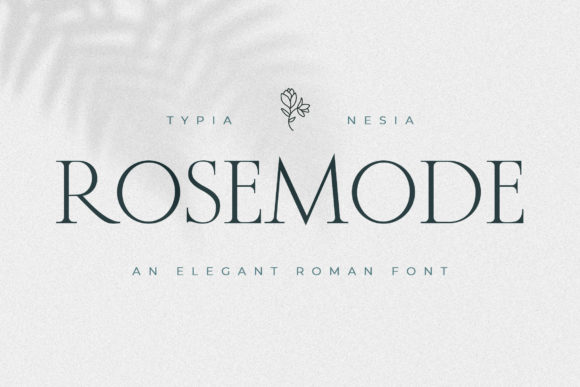The Art of Romantic Typography: Mastering the Rosemode Serif Font