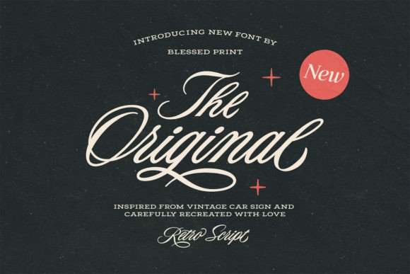 The Original Script: A Vintage Typeface for Modern Design