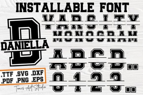 Varsity Monogram: Adding Athletic Spirit to Your Creative Projects