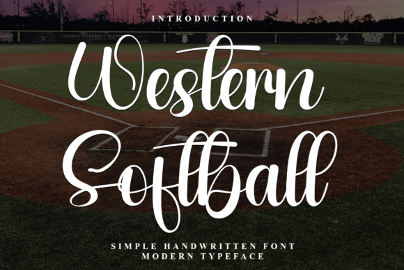 Western Softball: A Festive Typeface for Cheerful Designs